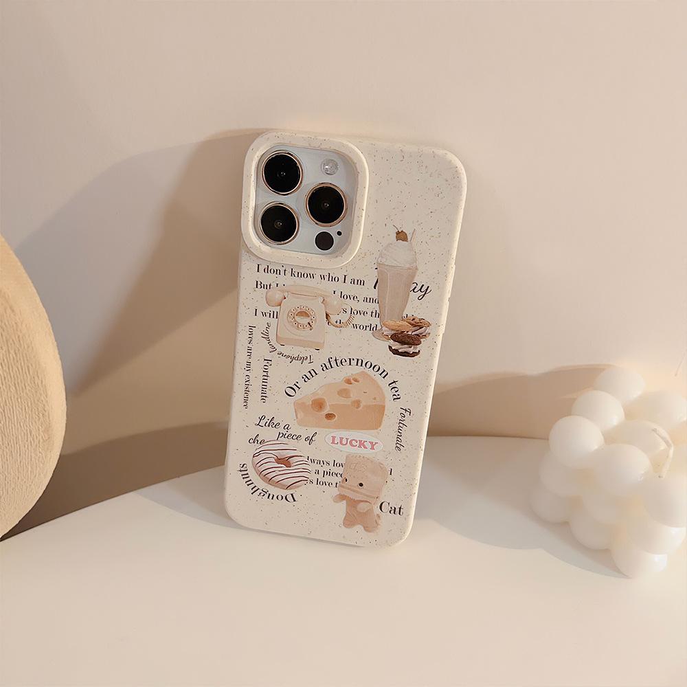 

Degradable Iphone14 Mobile Phone Case 16 Apple 15pro Max Wheat Straw 13 Retro 12 Bread X Suitable 12pro max(6.7)
