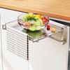 Stainless Steel Foldable Countertop Storage Rack, Space-saving, Can Be Used To Extend The Countertop In Bathrooms and Kitchens
