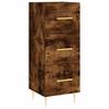 Sideboard Smoked Oak 34.5 x 34 x 90 cm Wood Based Panel