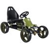 Mașinuță cu Pedale Go Kart Vehicul cu Pedale cu Frână de Mână Vehicul pentru Copii Kettcar Vehicul cu Pedale cu Scaun Reglabil de la 3 Ani Verde 105 x 54 x 61cm