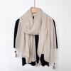 New Spring and Autumn Style Hanging Solid Color Scarf for Women's Literary Retro Versatile Shawl Thin Decorative Scarf Neck Fen