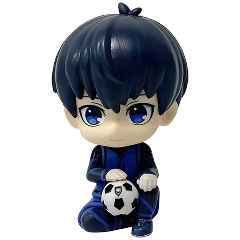 Anime Cute Nagi Yisagi Isagi Yoichi Sitting Action Figure PVC Doll Tabletop Model Anime Peripheral Creative Toys Gift