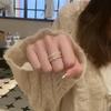 Golden Zircon Lace Open Ring - Elegant and Modern Index Finger Jewelry