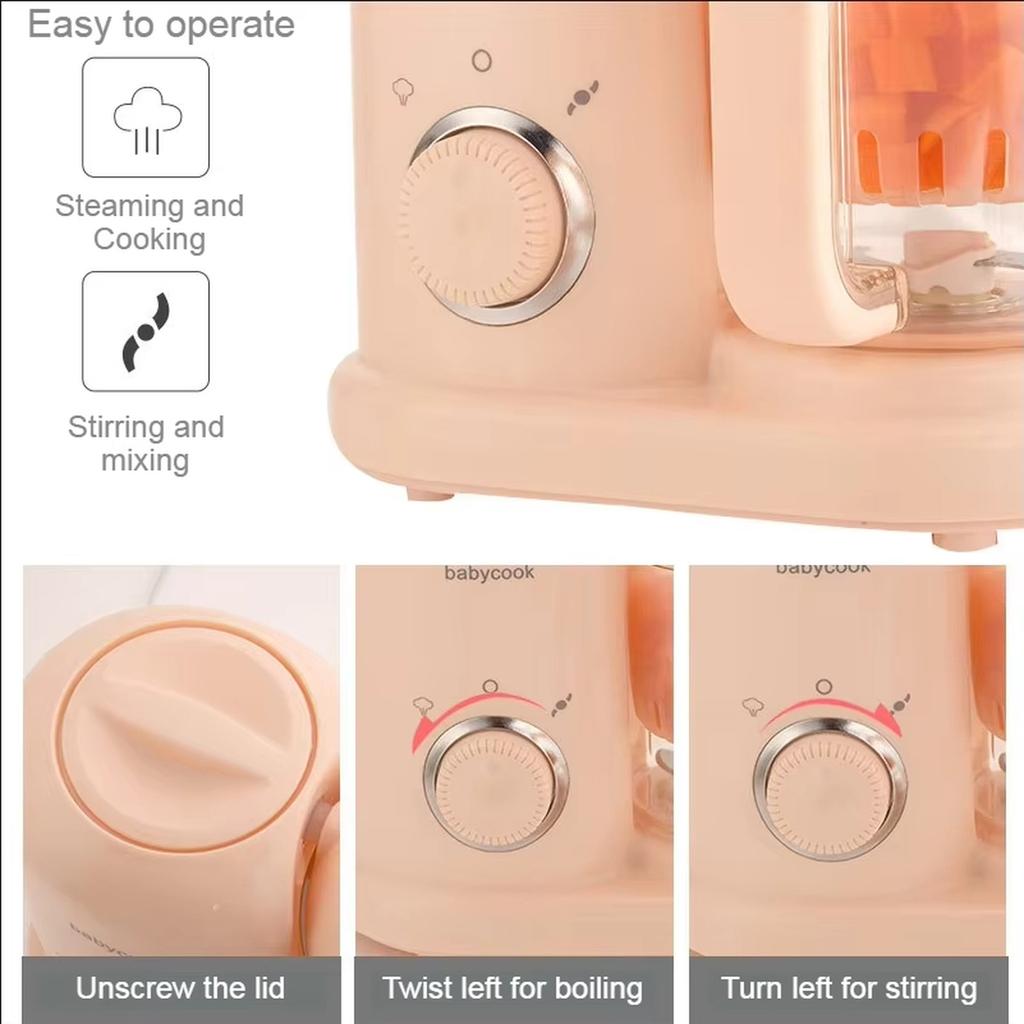 2 In 1 Baby Food Maker Steamer and Multifunctional Infant Food Processor
