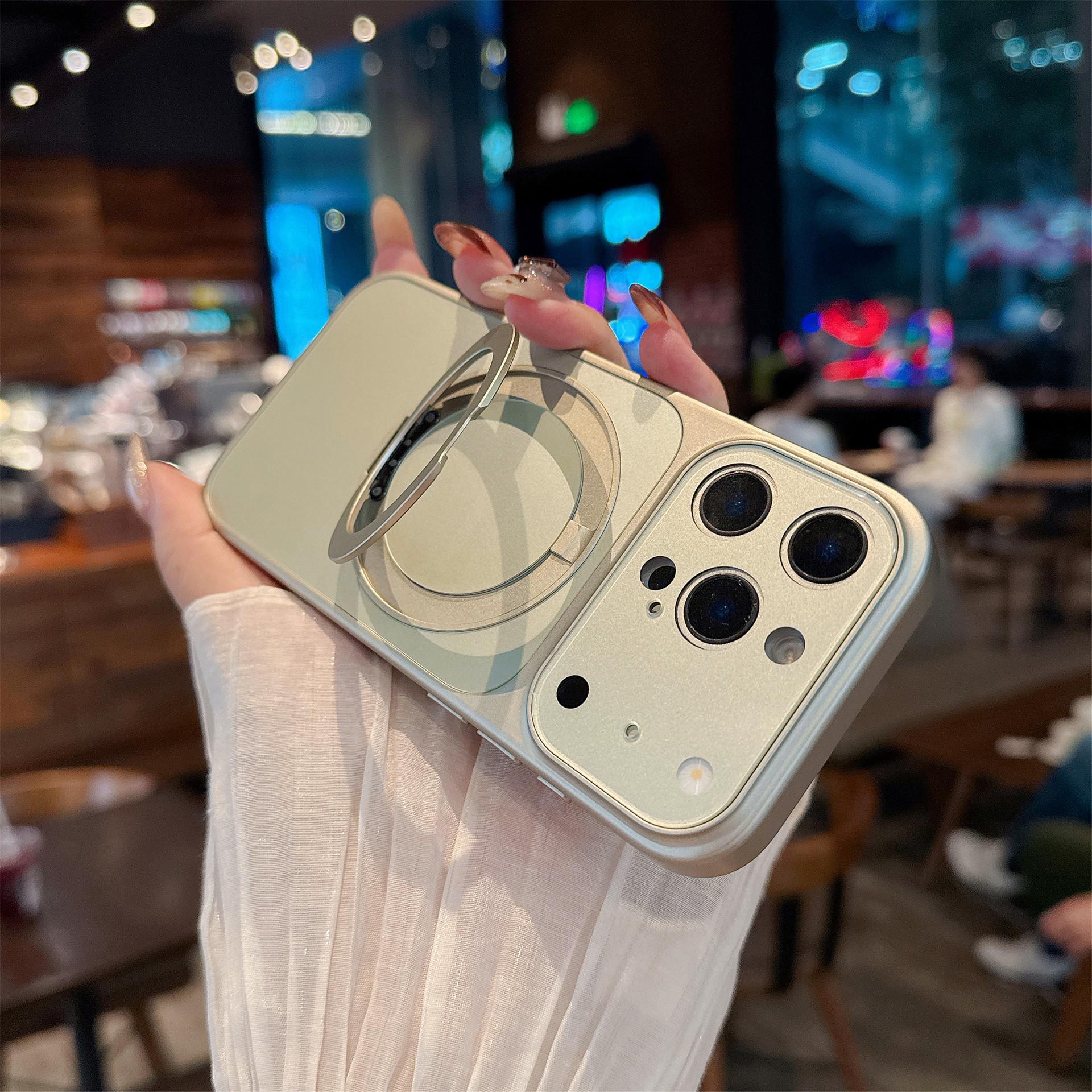 

Rotating Magnetic Bracket Case for Apple 17 Pro Max - Full Coverage, Drop-Proof Protection iPhone 15