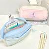 Unique Design Canvas Pen Holder With Multiple Pockets Waterproof School Essential Organizers For Students Professionals