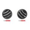 Car Dashboard Round Air Conditioning AC Vent Outlet Grille Cover For Mercedes Benz C Class W204 C220 C230 C260 C300 2008 2009