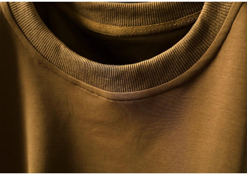 Women's Chic Loose-Fit Retro Sweatshirt with Round Neck, Appliqué & Contrast Stitching - Long Sleeve Casual Top