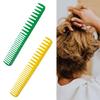 Green Hair Comb for Women Japanese Style Combs with Measurement Scale Wide Teeth