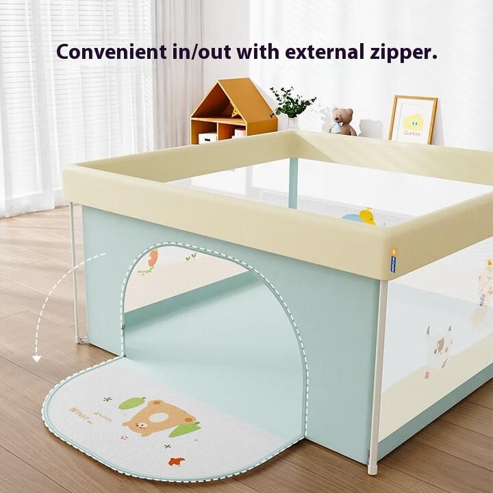 Baby fence Free installation of climbing mat guardrail on the ground Living room fence One-click folding indoor children's game park