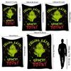 Extra Grinchy Today Theme Cute Flannel Blanket Machine Washable Fleece Blanket For Living Room Bedroom Gaming Room Party Decor Christmas Gift