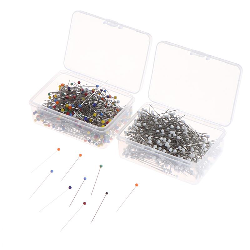 Sewing Pins 38Mm Glass Ball Head Push Quilting Pins For Jewelry Diy Sewing Tool
