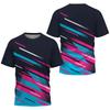 Mens T Shirt Gym Badminton Tennis Sportswear Men Fashion Printed Training Clothing Summer Daily Running Short Sleeve Tees