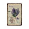 Flower Vintage Shabby Metal Tin Sign Artistic Tin Painting Indoor Home Living Room Decor Pin Up Man Cave Wall Sticker Tin Plaque