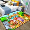 Jungle Cartoon Animal Carpet Giraffe Lion Carpet Living Room Decoration Large Rug Bedroom Child Crawling Mat Bathroom Bath Mat