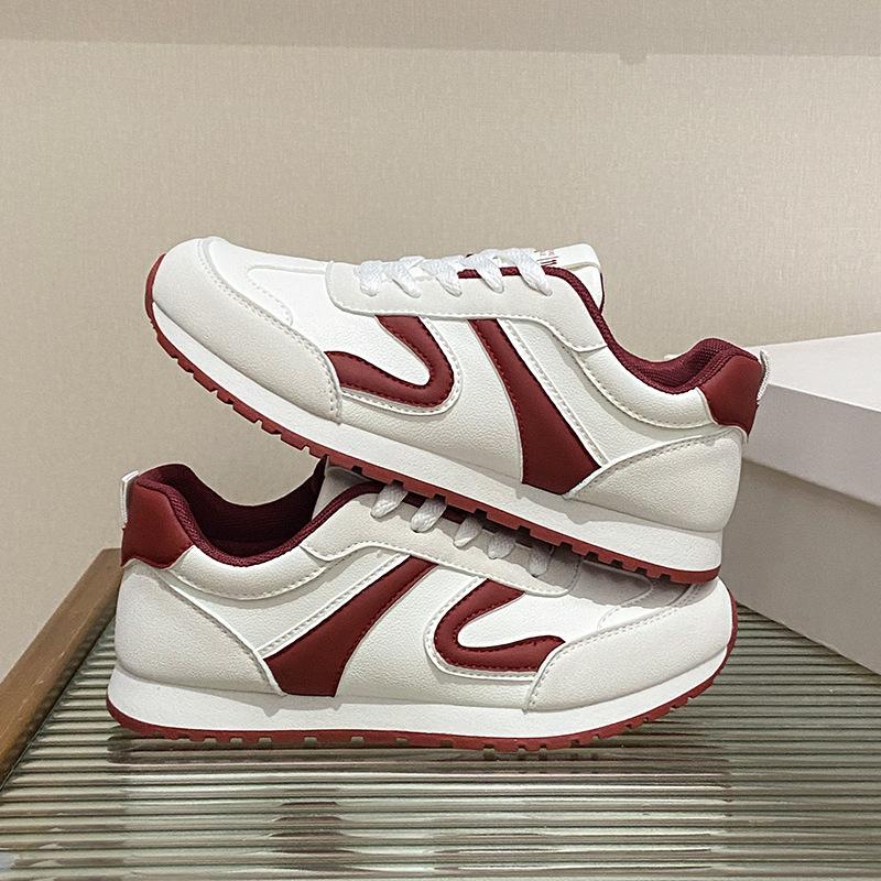 

2025 little white shoes women s spring new Korean version ins female student casual Forrest Gump shoes versatile board shoes street shot LF905 35