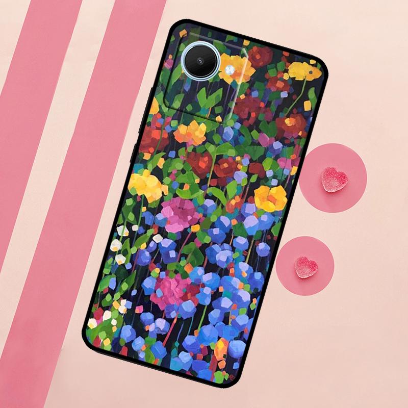 Colourful Flower Painting Art For Realme 15 Pro 10 11 12 13 14 Pro Plus GT7 C67 C65 C63 C61 C55 C53 C51 C35 C71 C75 Case