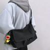 Simple Retro Trendy Cool Canvas Bag Men's and Women's Trendy Shoulder Messenger Bag New Handbag