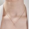 ELLE Jewelry [Elle Jewelry] Solitaire Stone 1-Part, 3-Part, 5-Part Necklace ELBRNN221