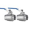 FriendCheng 304 Stainless Steel 2-Piece Ball Valve