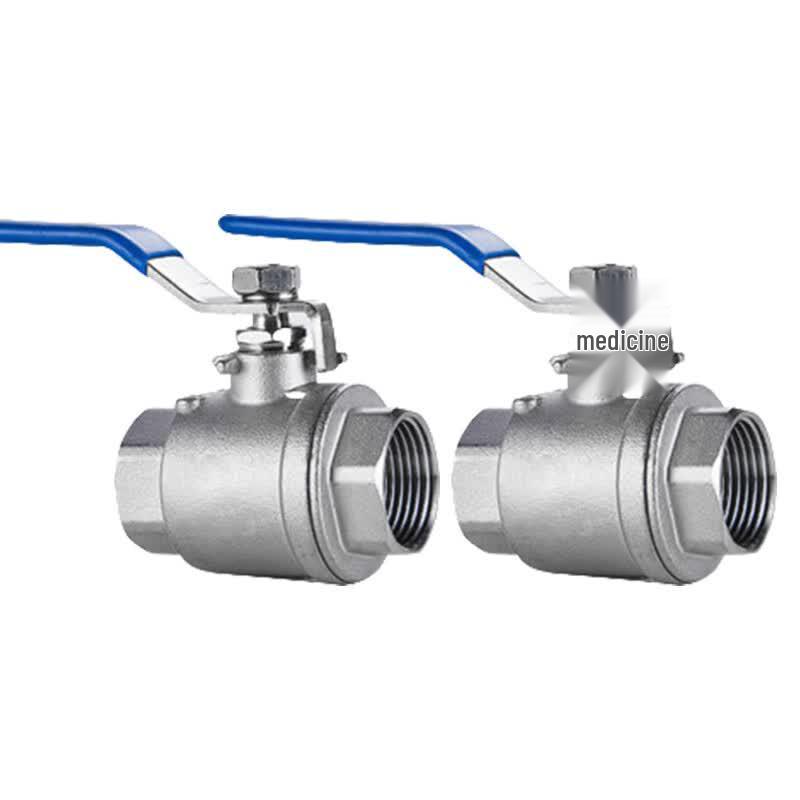 FriendCheng 304 Stainless Steel 2-Piece Ball Valve