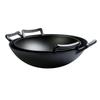 Cast Iron Pot Flat Bottom Wok Non-stick Induction Cooker Universal Pig Iron Pot Retail Uncoated