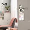 Creative Door Ornament Handle Decoration Basswood Toothbrush Reminder Encourages Dental Care Home Decor