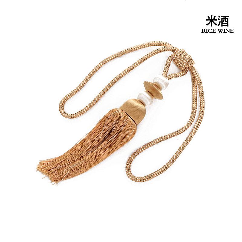 2pcs Curtain Strap Curtain Tassel Hanging Ball Strap