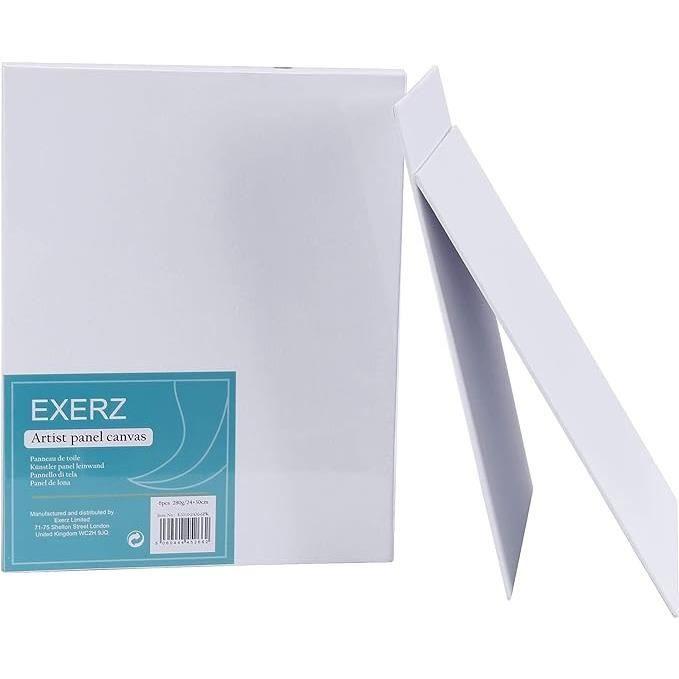 Panneaux de toile - exerz - 6 pièces - 30x24cm - 100% coton - 280gsm