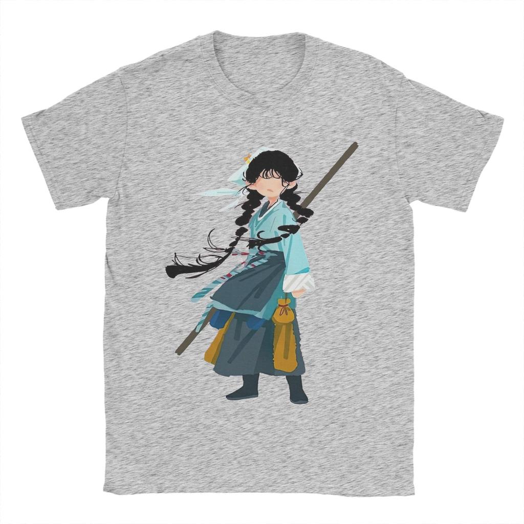Unisex TShirts Tian Pursuit of Jad Chinese Drama Funny Cotton Tees Short Sleeve T Shirt Crewneck Clothing Plus Size