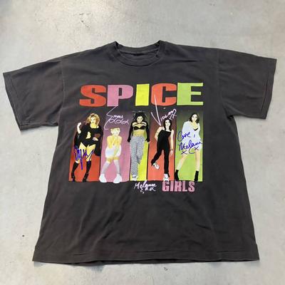 Spice Girls Girls Band Signatures Unisex T-Shirt Full Size CS0122 Unisex T-Shirt