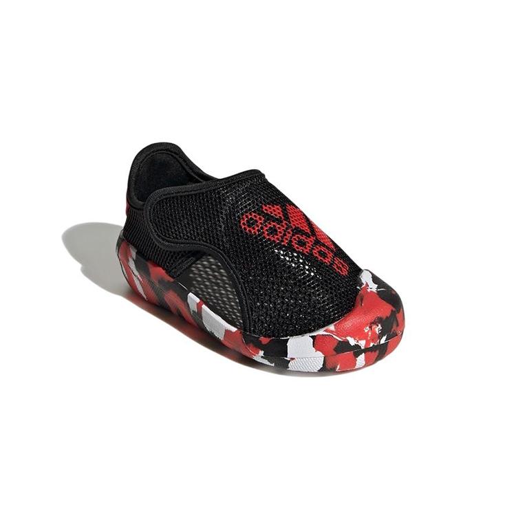 adidas Altaventure 2.0 Comfortable Abrasion Resistant Breathable Low Top Toddler Shoes Black Red Infant And Toddler GY9376