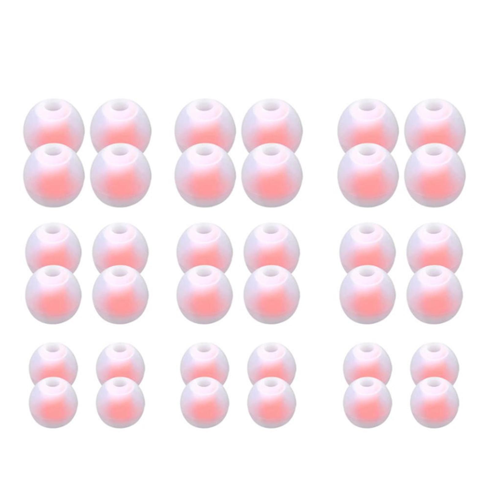 18 пар силиконовых сменных насадок для наушников, маленькие/средние/большие для различных наушников, блокируют шум 5