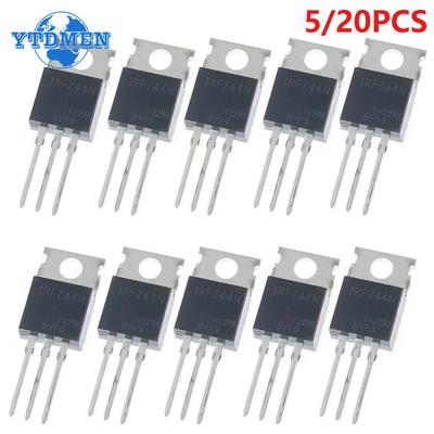 5PCS IRFZ44N Mosfet IRFZ44 N-Channel Power MOSFET Transistor 49A 55V  3-Pin TO-220 Transistors Kit