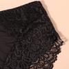 Women Plus Size Daily Panties Breathable Comfortable Middle Waist Half-Transparent Brief 0Xl - 5Xl - 6003