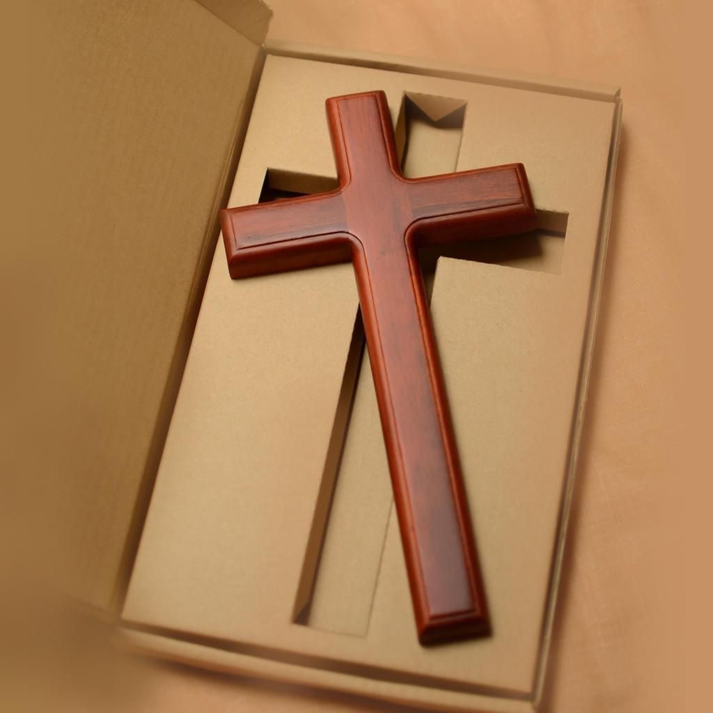 Wall Cross Decor Wall Hanging Decoration Wood Cross Catholic Gift Packaging Crucifix Wall Cross Wall Crosses for Home Decor