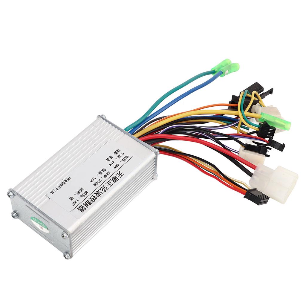 48V 250W Electric Bike Brushless Controller Aluminium Alloy Brushless Motor Controller for Electric Bicycle Scooter