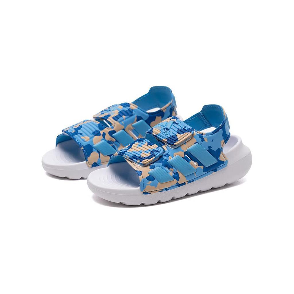 New Adidas Altaswim Breathable And Wear resistant Low Top Toddler Shoes Blue White Infant And Toddler ID0307