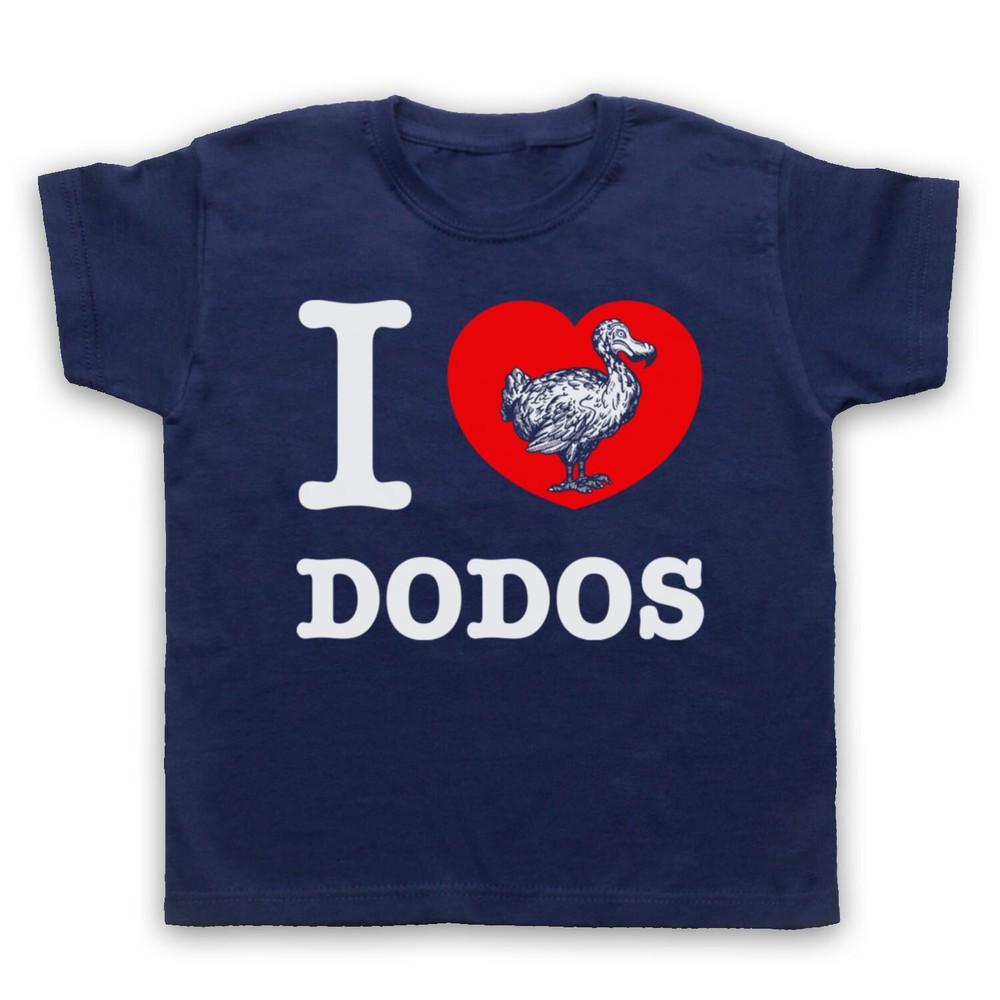 I Love Dodos Animal Rights Lover Parody Extinct Bird Kids Childs T-Shirt