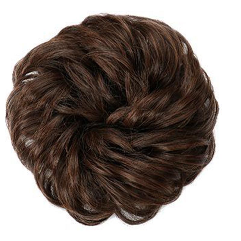 

LISI HAIR женская мода вьющиеся шиньон синтетическое волокно наращивание волос черный блондин коричневый аксессуары для волос небрежные булочки