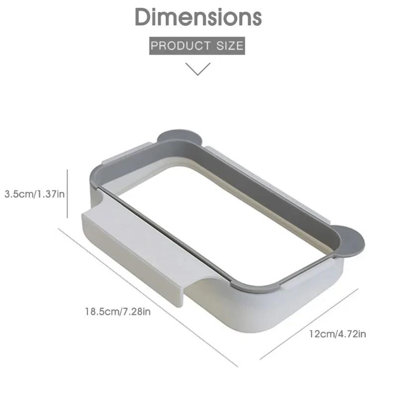 Foldable Kitchen Trash Can Trash Bin Hanging Trash Garbage Bag Waste Bin for Kitchen Storage Holders Racks