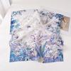 Korean version of thin georgette silk silk scarf women's travel sunscreen shawl travel square scarf headscarf wholesale
