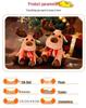 Cartoon Christmas Reindeer Plush Toy - Holiday Decoration & Gift for Girls and Kids.