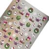 Sky Cute Sanrio Christmas Nail Art Stickers - Embossed Cartoon DIY Journal Decals