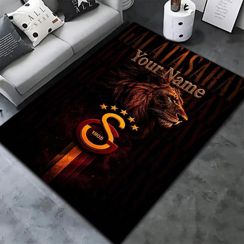 Galatasaray S Custom Name Carpet Rug for Living Room Bedroom Home Sofa Decoration,Kids play Non-slip Floor Mat