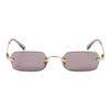 Miu Miu Unique Design Rectangular Sunglasses Unisex sunglasses Gold SMUB50_E5AK_FE20I_C_052