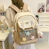 2025 New Simple Large-capacity Travel Backpack Girls Lightweight Casual Backpack Junior High School Students Transparent