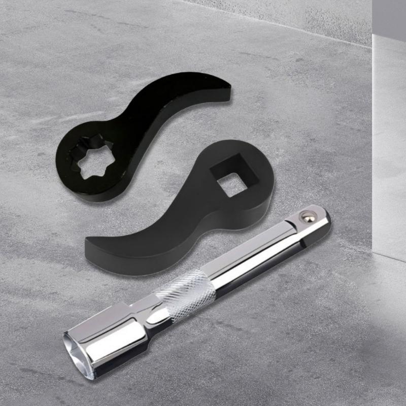 Crowbars Adapter Head Tool Adjustable Angle Head Strong Pry Bar for Ratchet Open End Wrench Heavy Duty Crowbars