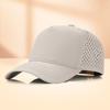 Summer outdoor sunshade quick-drying cap, moving printing embroidery, waterproof laser punching baseball cap