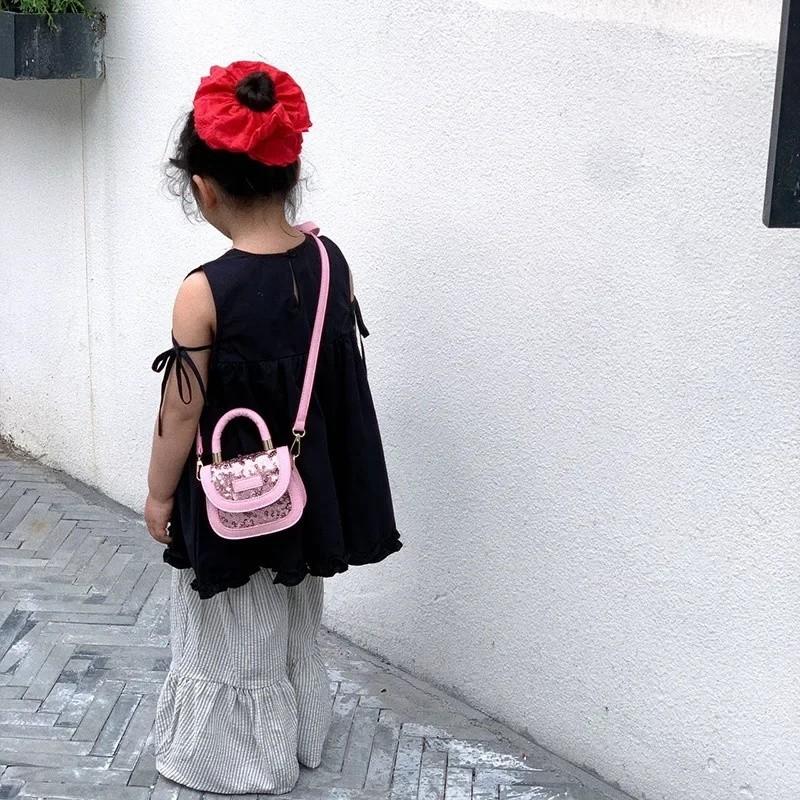 Disney Princess Pu Kids Handbag With Stitching Details For Girls